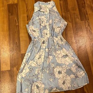 Monteau Sleeveless Floral Summer Dress Size L